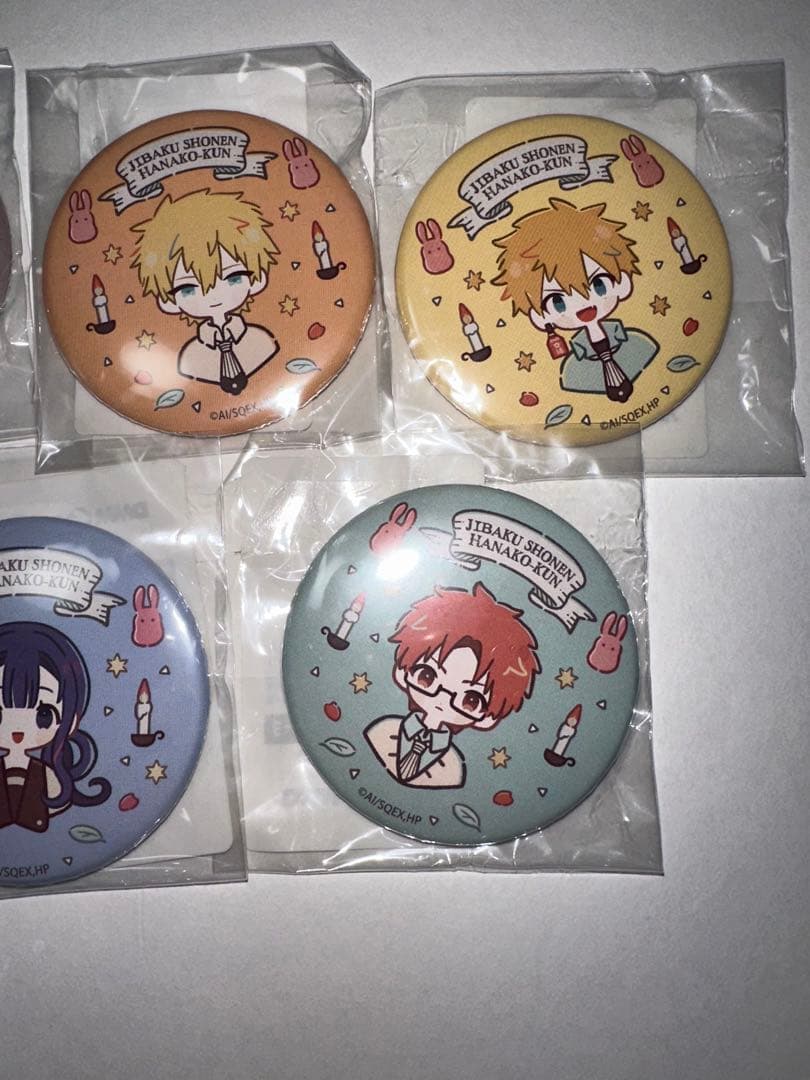 地縛少年花子くん　スクラッチ　あにちゃ～む　缶バッジ 7点セット