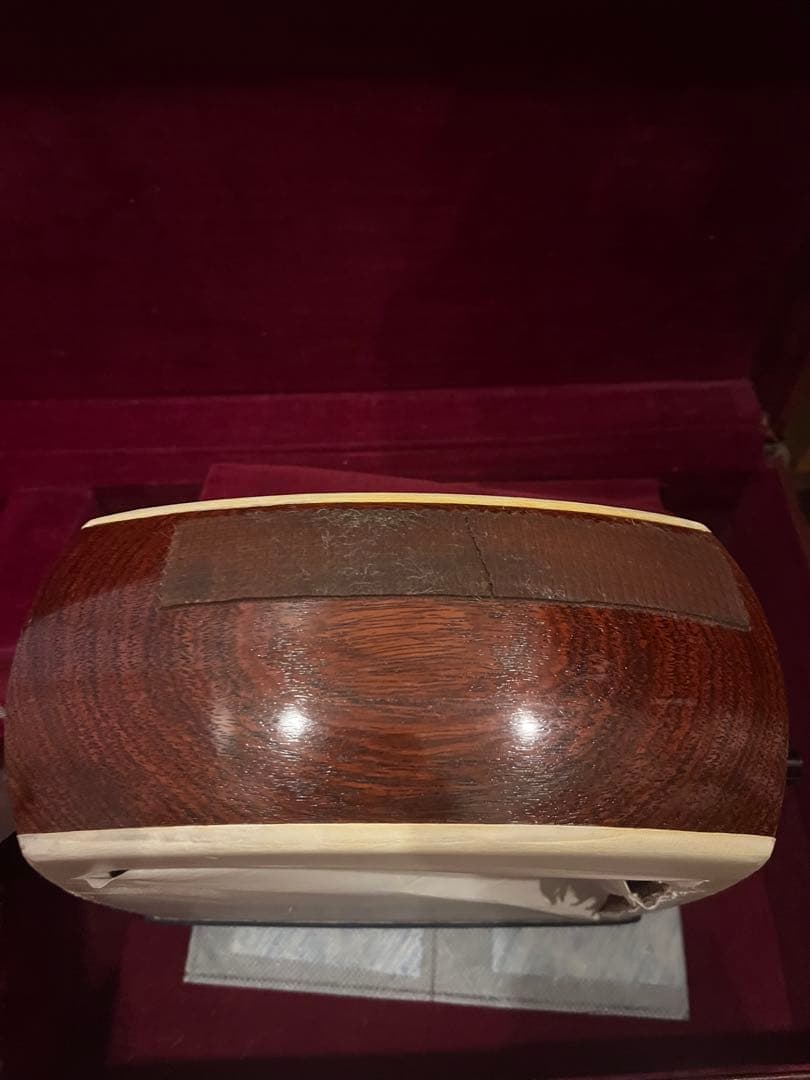 お値引きしました❣️三味線　東さわり　紅木 金細