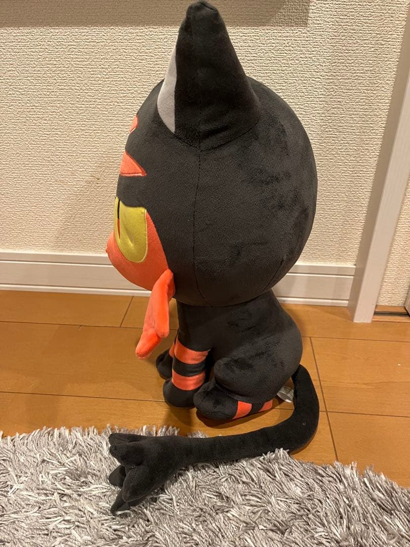 等身大ニャビー 、等身大アシマリ、おまけのモクローぬいぐるみ3点セット