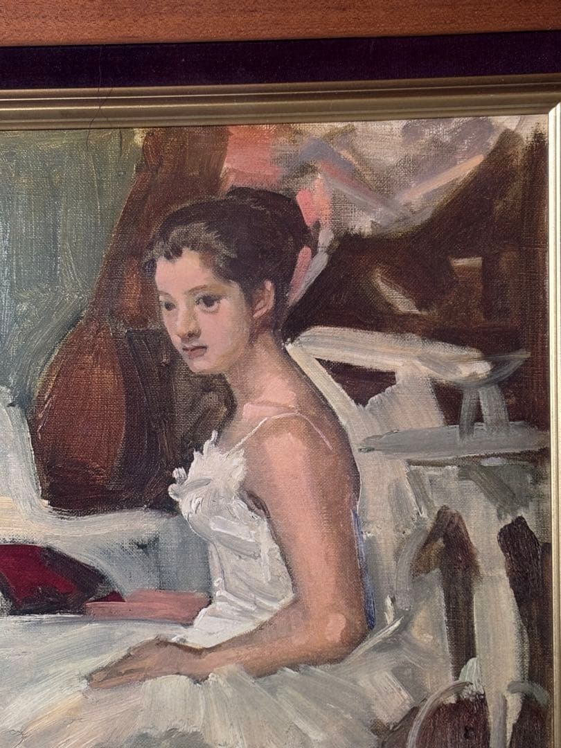 小磯良平 「踊り子」 小磯良平 「踊り子」 油彩画