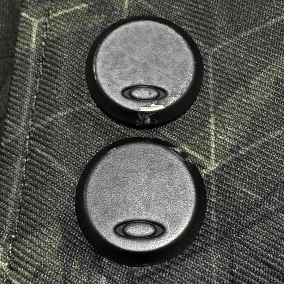 極美品 オークリー 幾何学迷彩 シェルパンツ スノーボード スキー Mサイズ