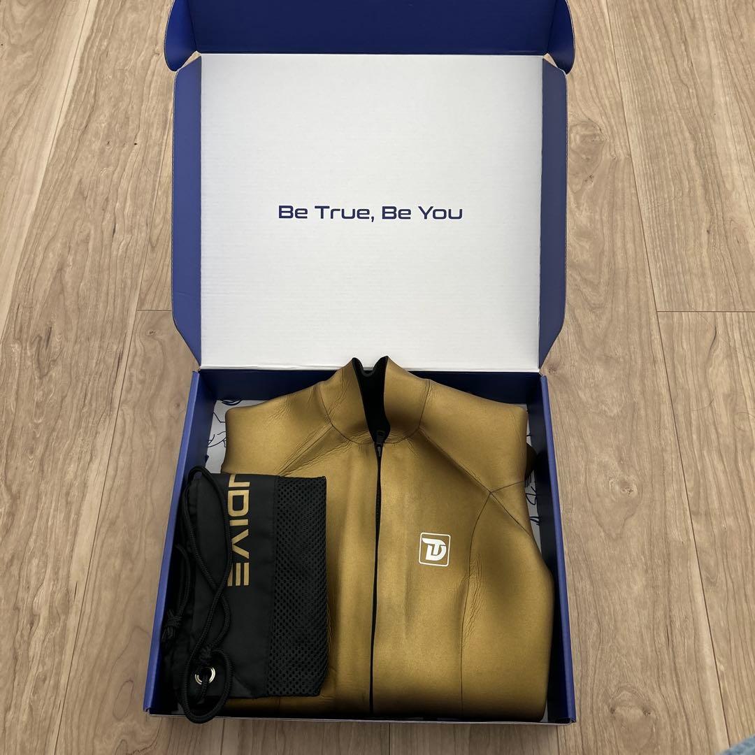 SALE★TRUDIVE 3mm ロンスプ　S ゴールド　ナップサック付