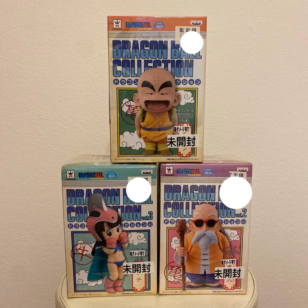 ドラゴンボールコレクション フィギュアセット　亀仙人　チチ　クリリン