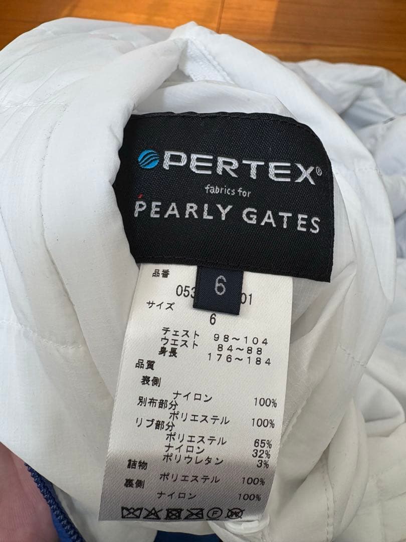 試着のみ！PEARLY GATES リバーシブル中綿ブルゾン　サイズ6