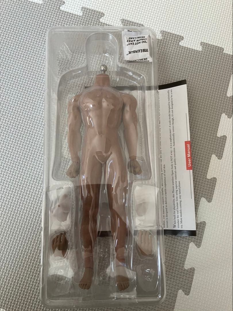 1/6 12インチ シームレス　素体　男性①