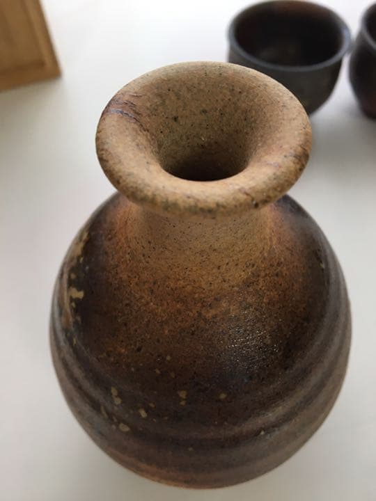 備前焼 徳利セット  渡辺節夫