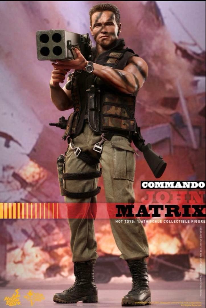 ホットトイズ　コマンドー1/6 ジョンメイトリックスHotToys