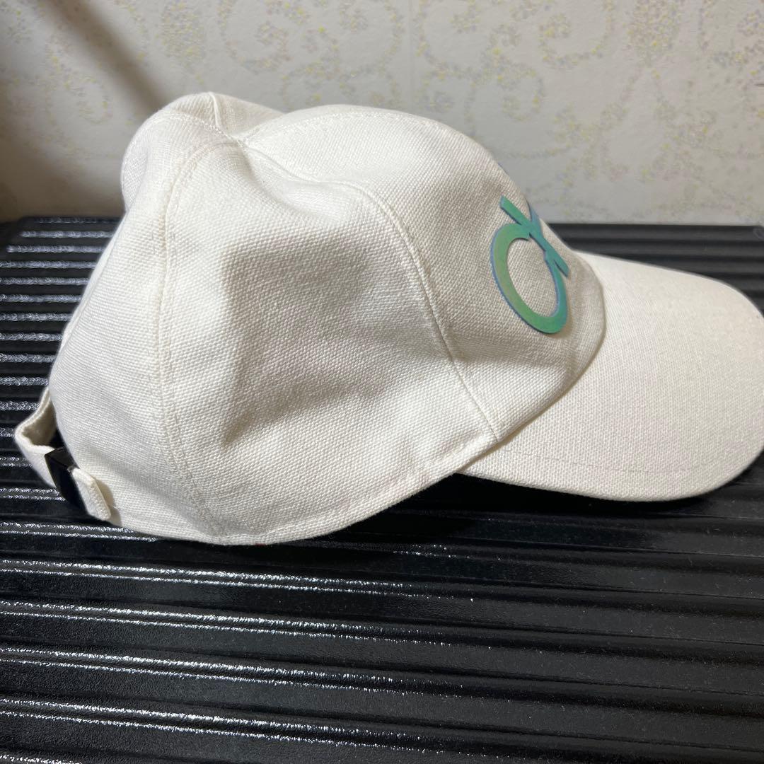 JIMMY CHOO ロゴ入りキャップ ホワイト