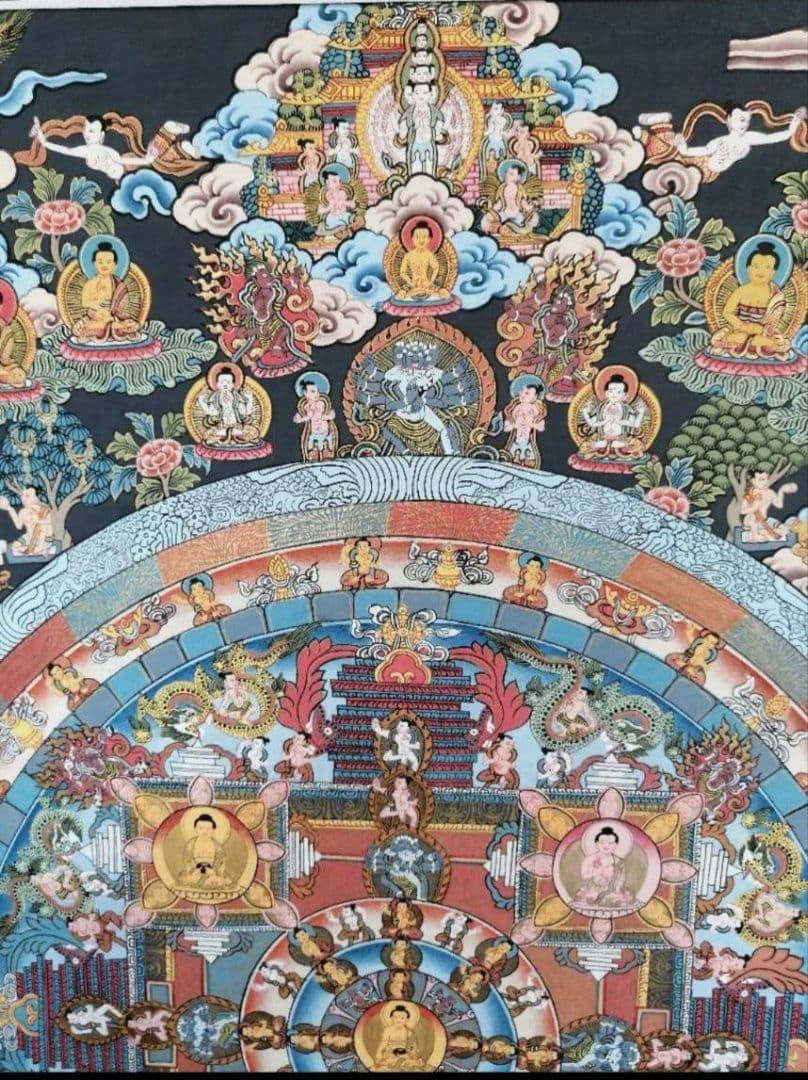 曼荼羅 手描き 肉筆 絵