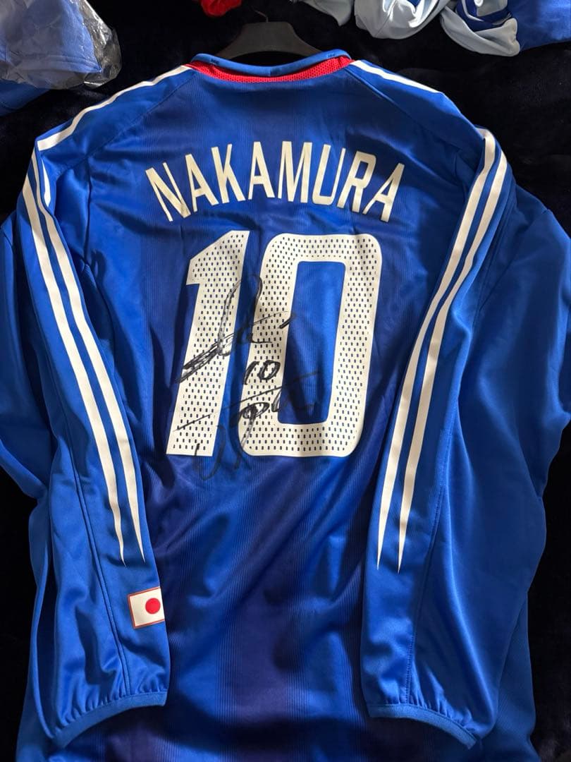 サッカー日本代表　中村俊輔　長袖ユニフォーム