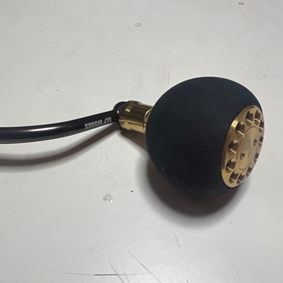 RCS 60 スピニングリールハンドル ブラック/ゴールド
