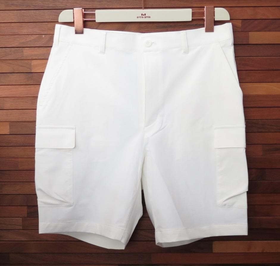 ⓁBEAMS GOLF（ビームス ゴルフ）ストレッチ カーゴショーツWHITE