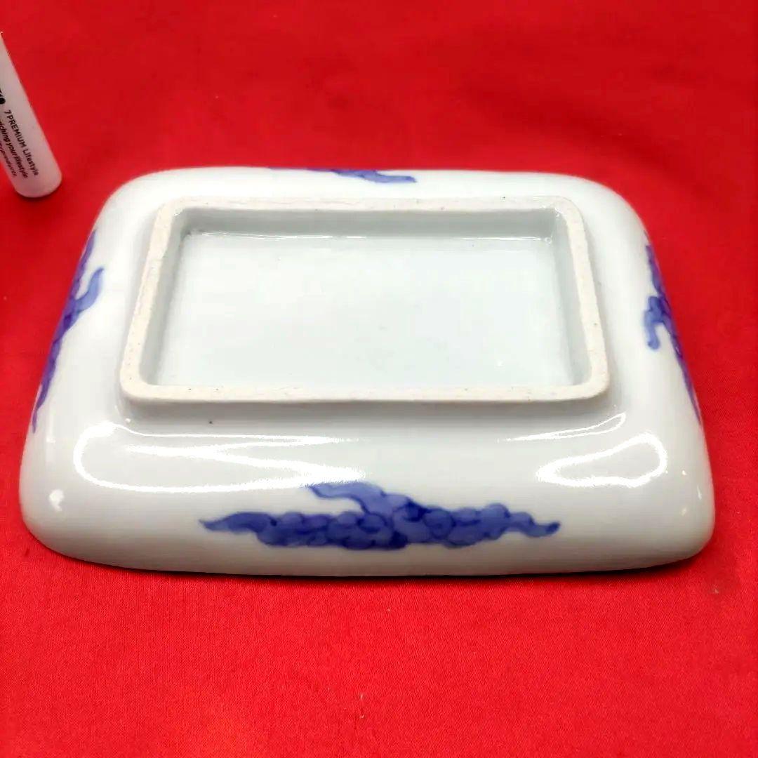 有田焼　伊万里焼　古伊万里　金彩　色絵　小皿　角皿　長角皿　刺し身皿5客セット③