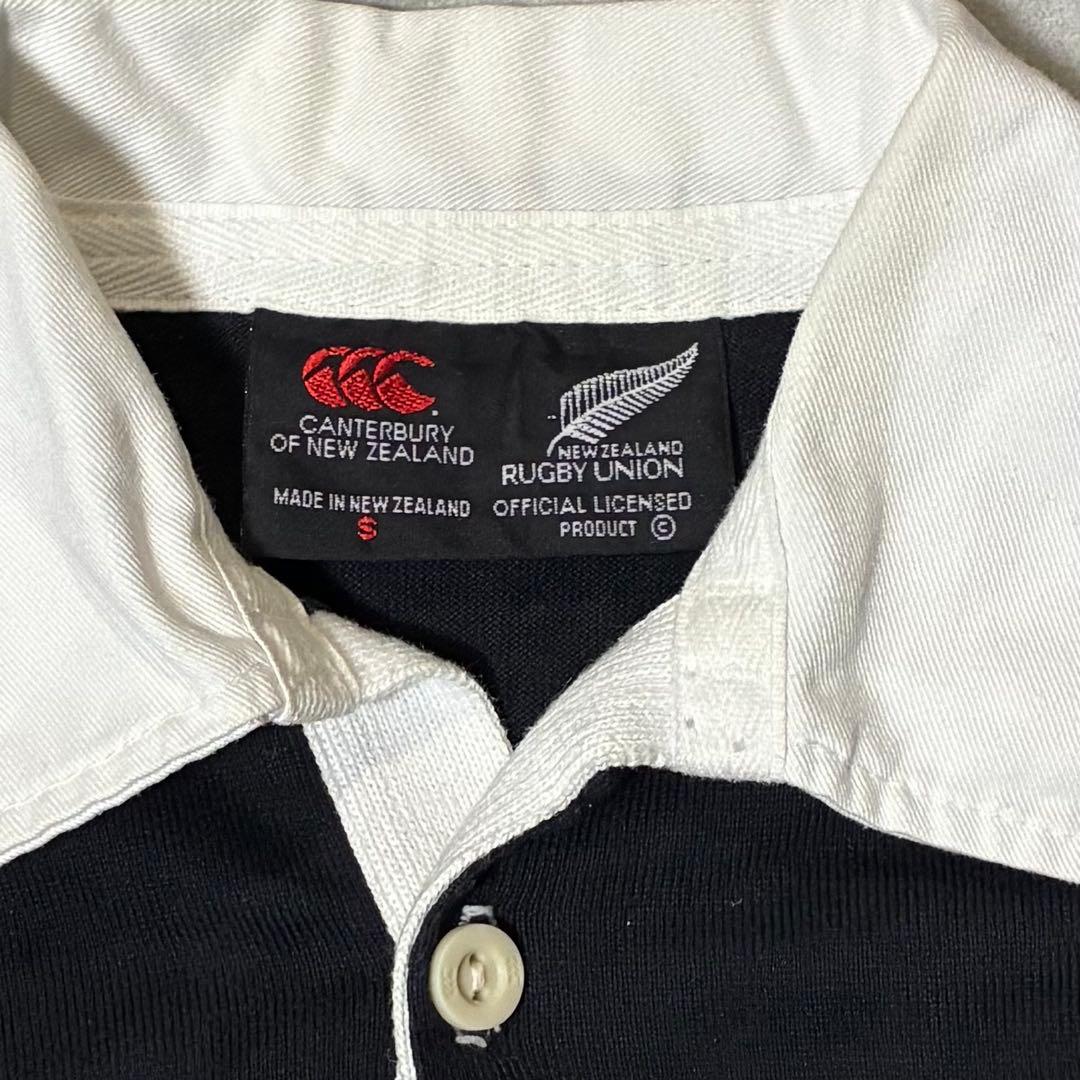 ⭐︎希少 90s Canterbury ラガーシャツ ラグビー オールブラックス
