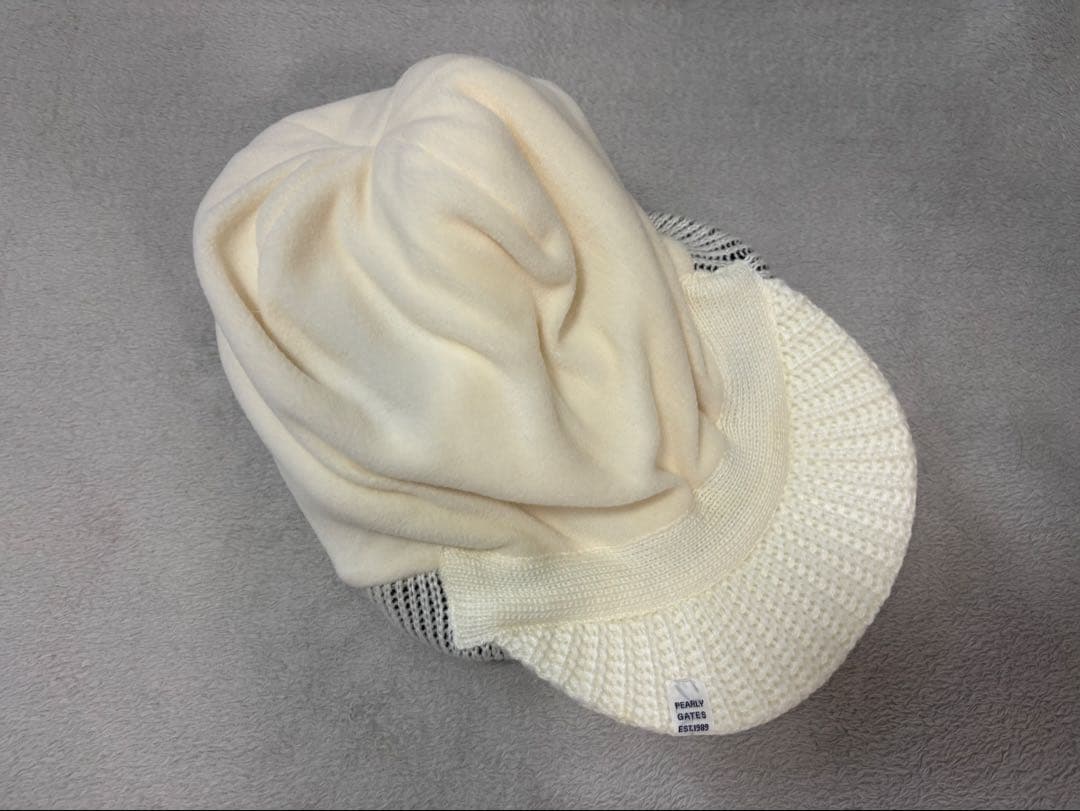 PEARLY GATES ニット帽 ポンポン付き