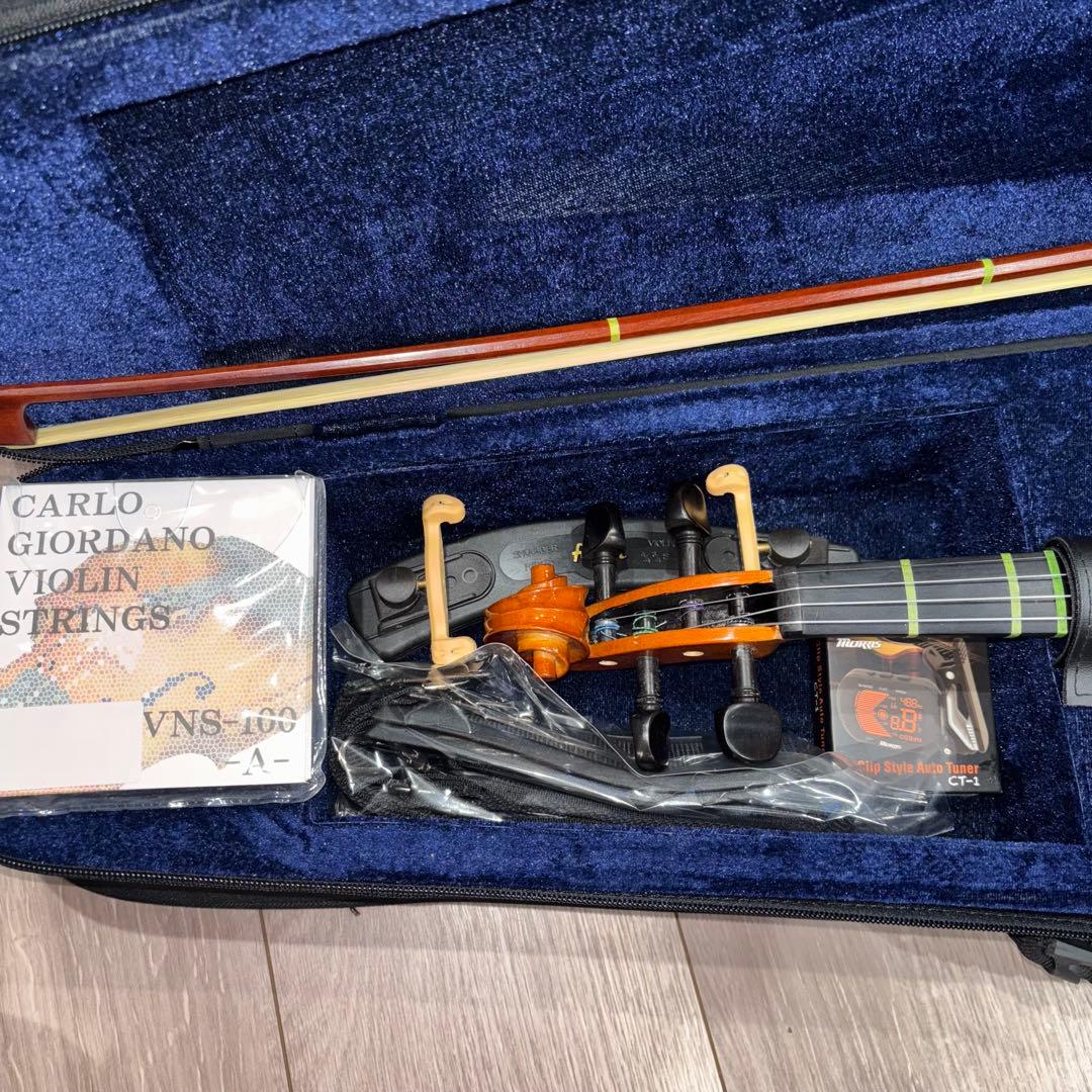 初心者向け バイオリン 15点フルセット SV180BC 4/4 STENTOR