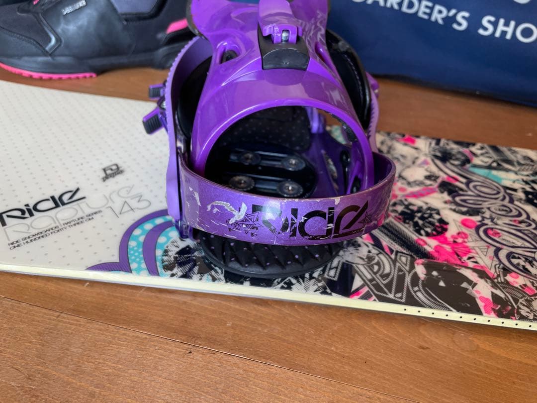 RIDE スノーボード 143cm + DEELUXE ブーツ + ケース