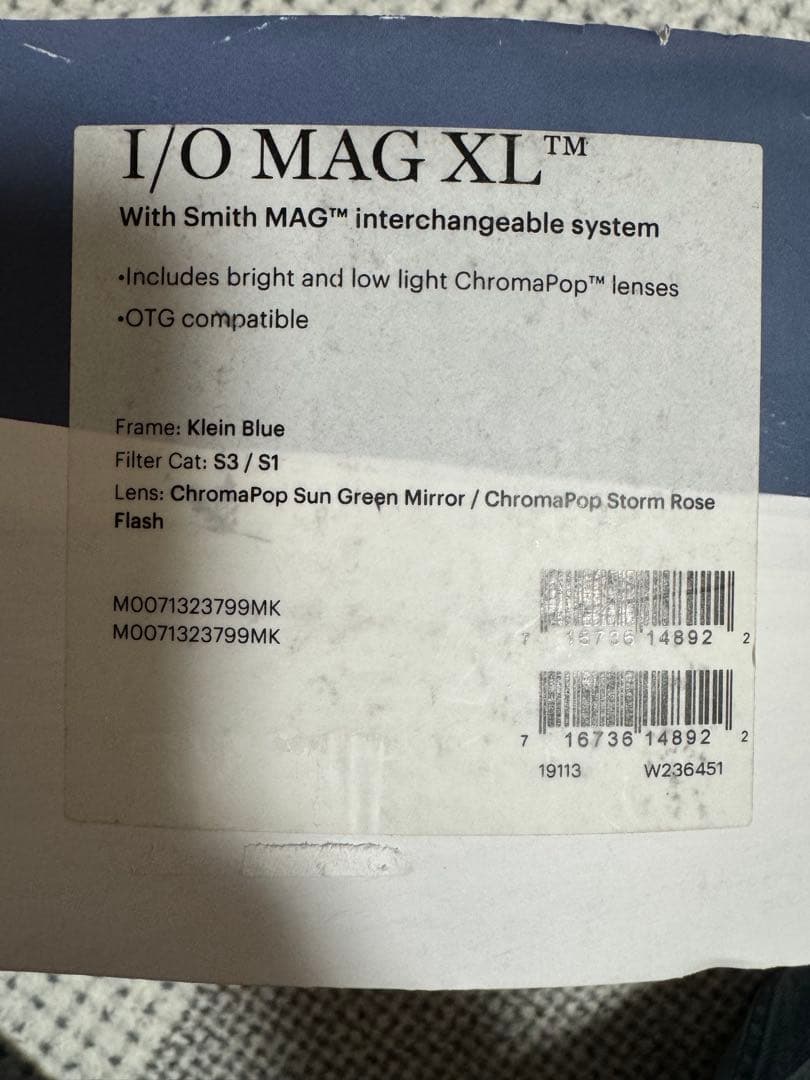 SMITH I/O MAG XL スミス　アイオーマグ　ゴーグル