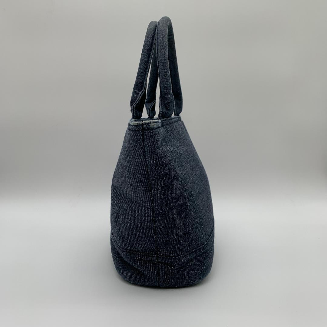 Hydrogen ハイドロゲン ハンドバッグ デニム スカルロゴ ペイズリー柄