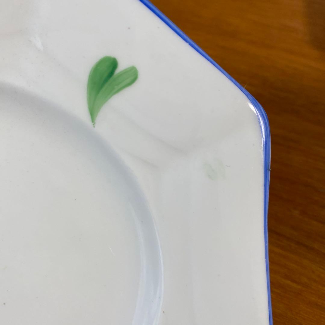 メルバ　ブルーフラワー　フラワーハンドル　カップ　ソーサー　プレート　トリオ