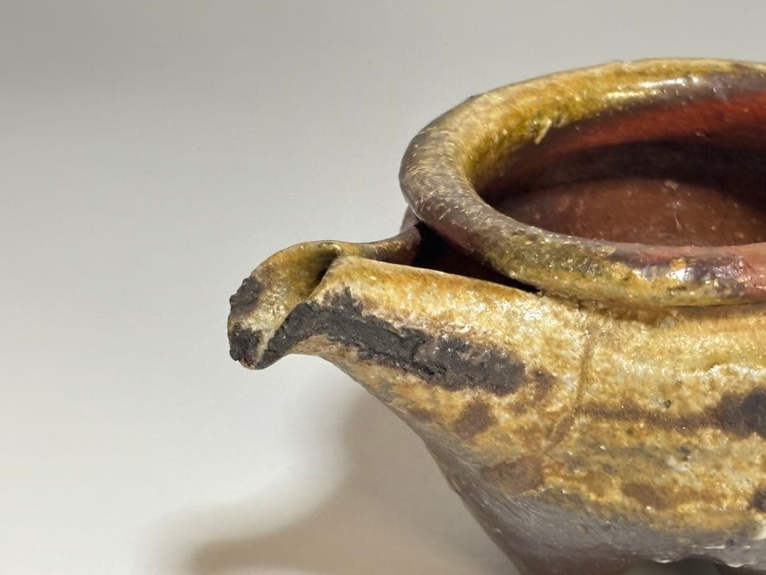 備前酒注ぎ　小出尚永　共箱　　師、原田拾六