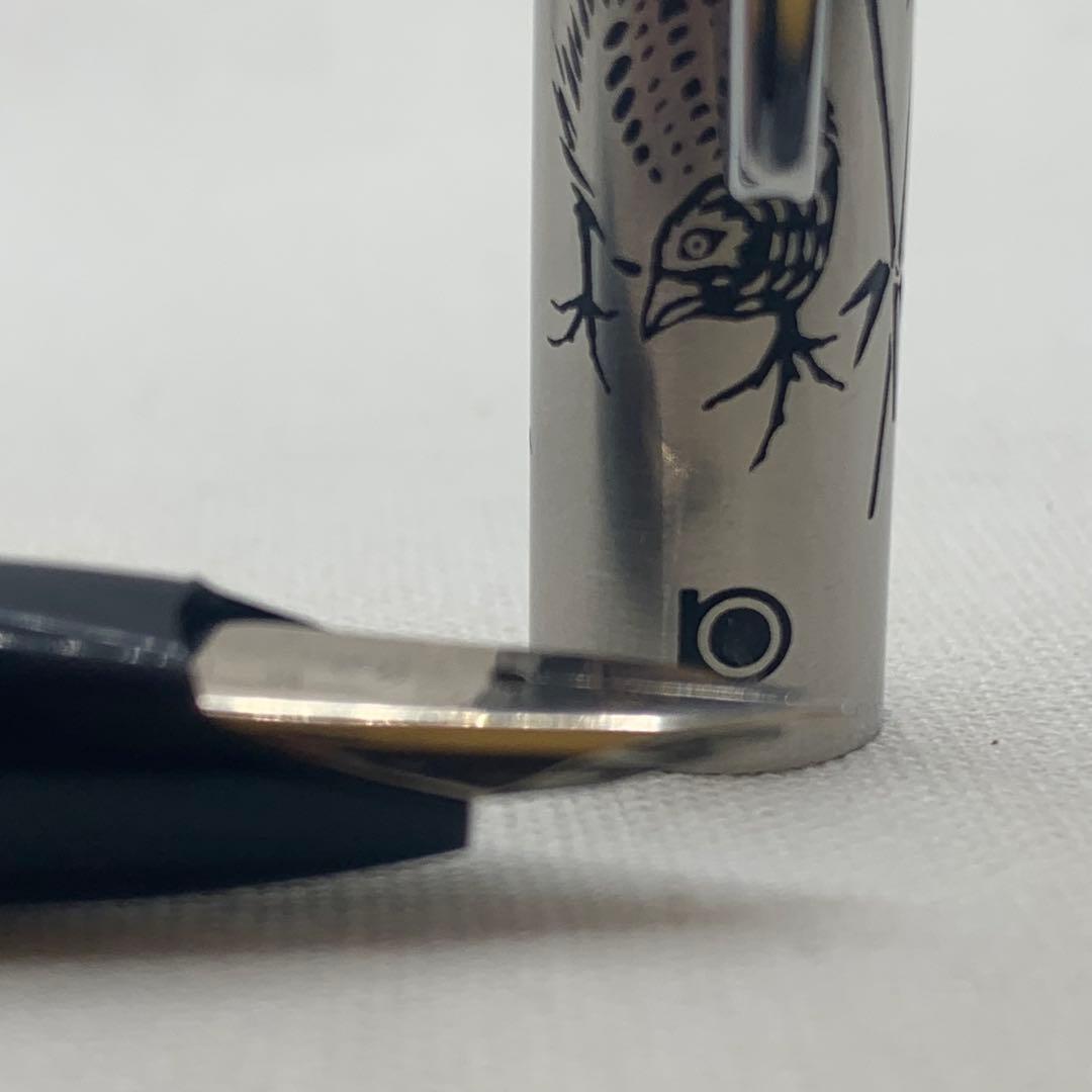 プラチナ　竹と雉　万年筆　18K F（細字）