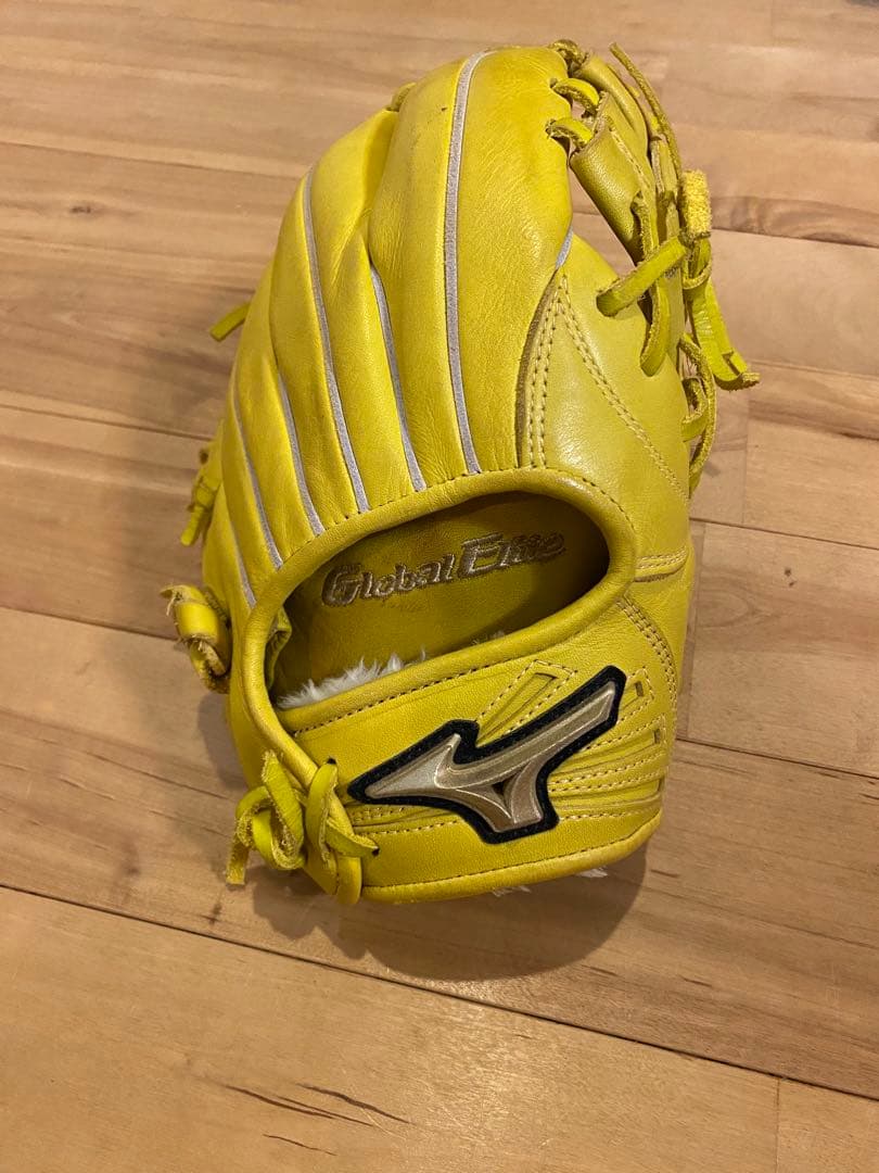 Mizuno Global Elite イエロー グローブ　小学生　野球　男女