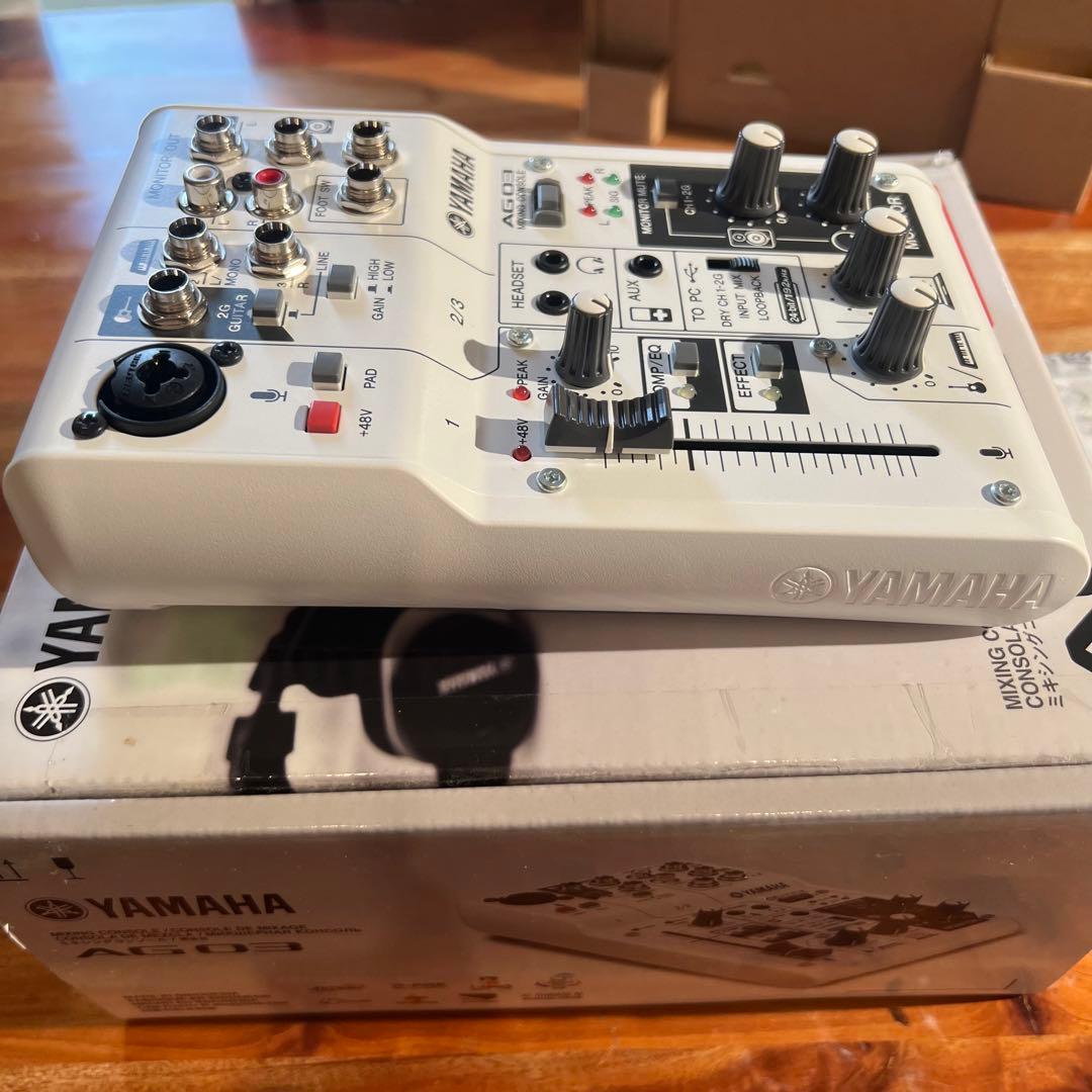 YAMAHA AG03 オーディオインターフェース ミキシングコンソール