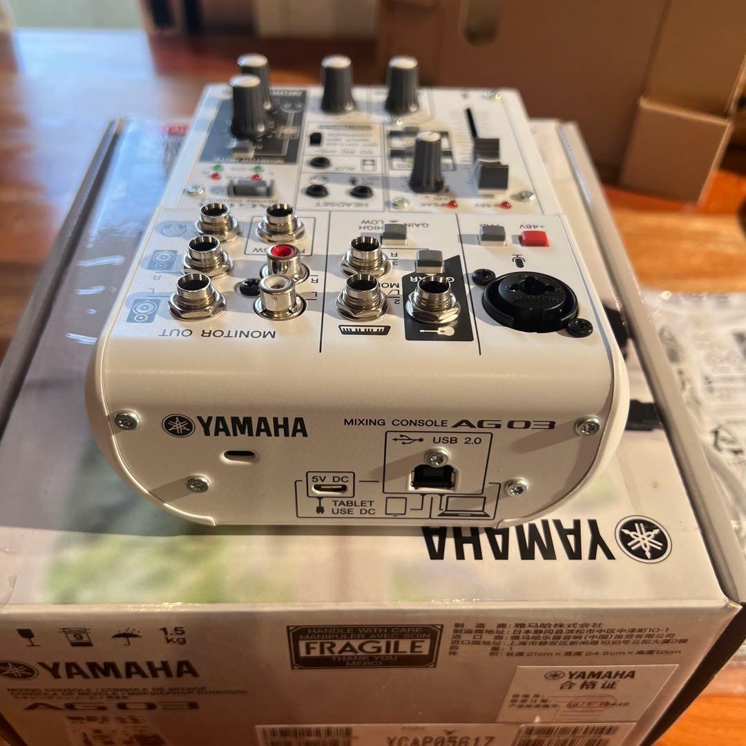 YAMAHA AG03 オーディオインターフェース ミキシングコンソール