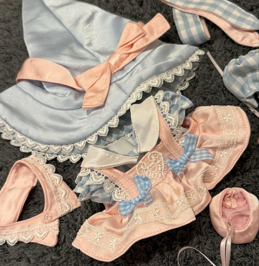 20cm完売レア限定メイド魔法使い風着せ替えぬいぐるみ服セット♪