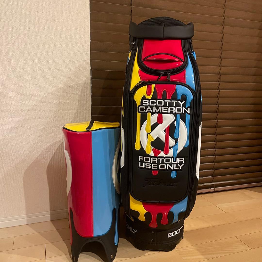 Titleist SCOTTY CAMERON キャメロン キャディバッグ 黒赤