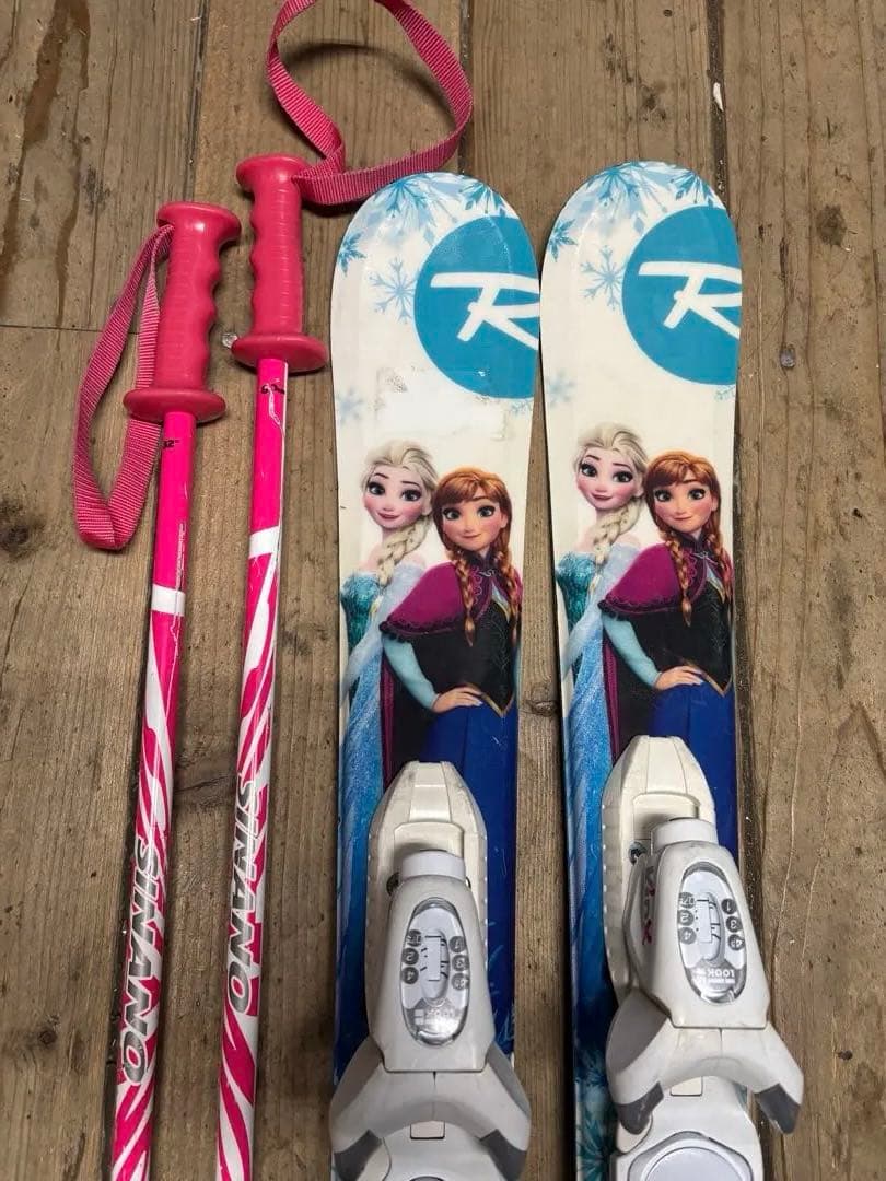 アナ雪 子ども用スキーセット