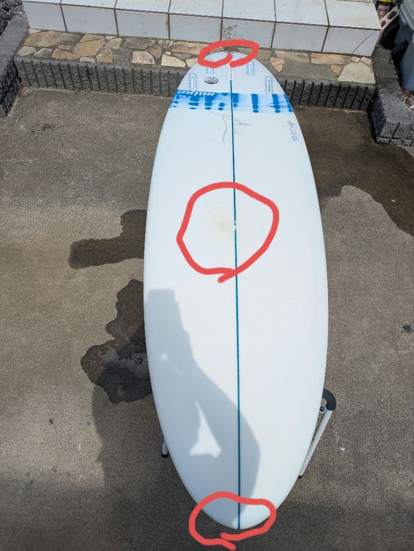 ミルンサーフボード 6.4 ミッドレングス