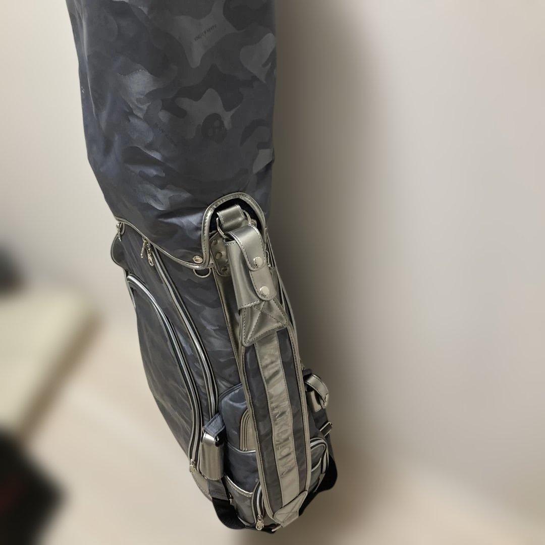 マークアンドロナ　キャディバッグ　9.5インチ　シルバー(お値引き交渉可能)