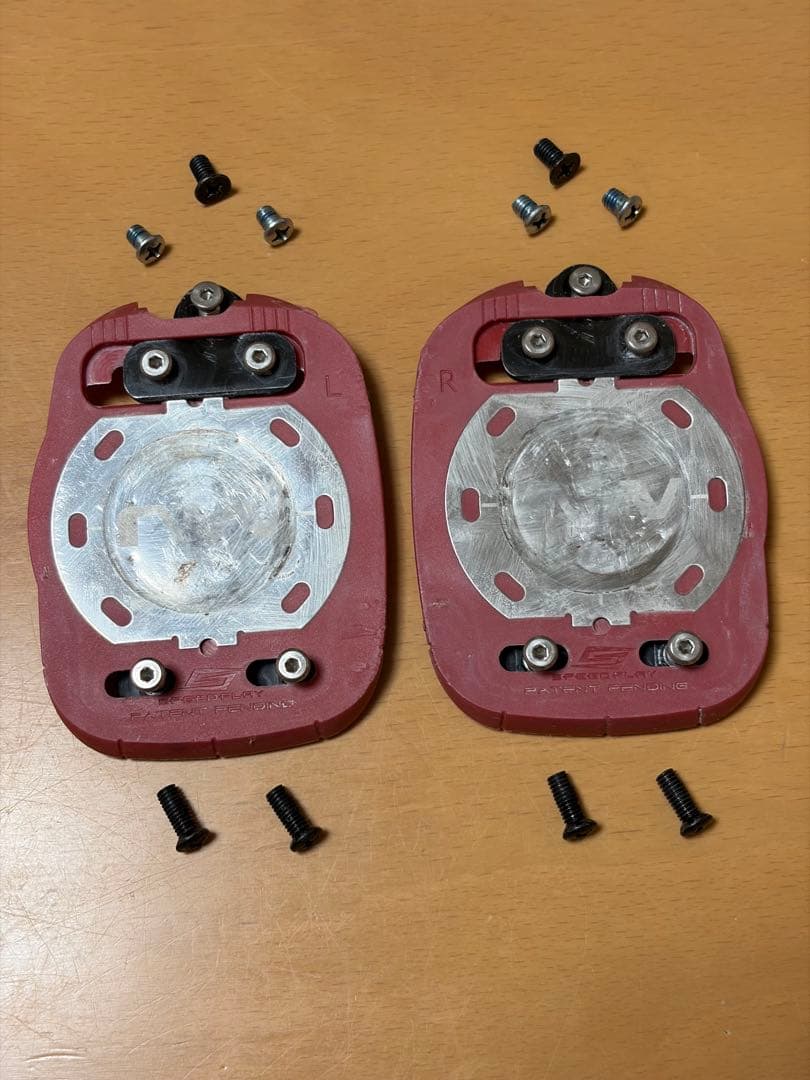 Wahoo 新型SPEEDPLAYチタンスピンドル換装品+NWシューズ用アダプタ