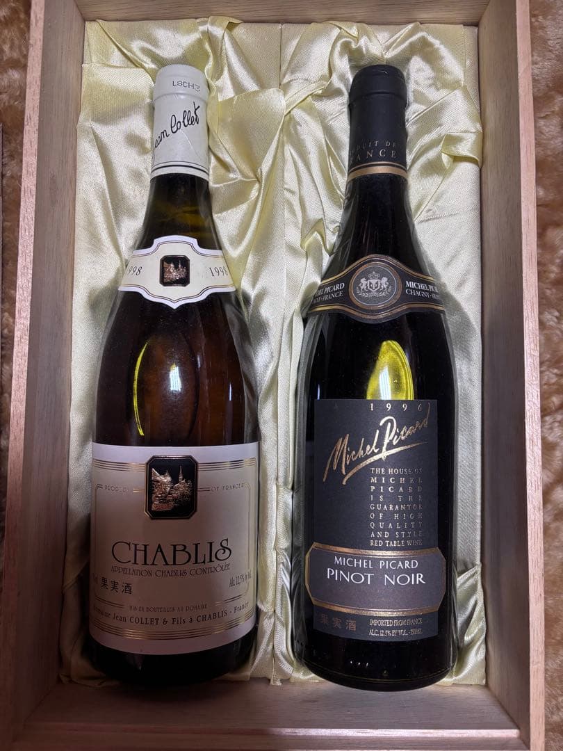 シャブリ & ピノ・ノワール セット 木箱入り 750ml