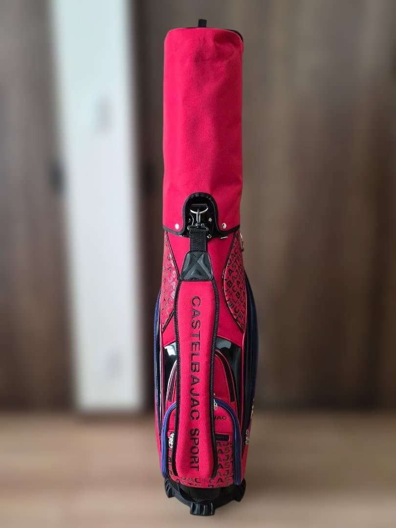 キャステルバジャック キャディバッグ 赤