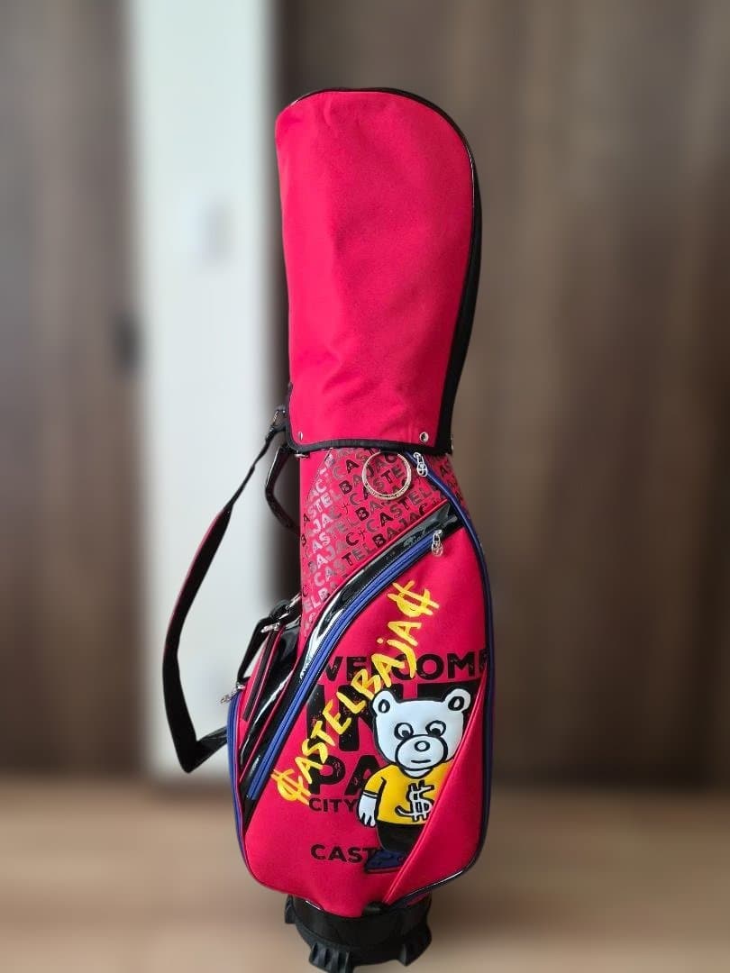 キャステルバジャック キャディバッグ 赤