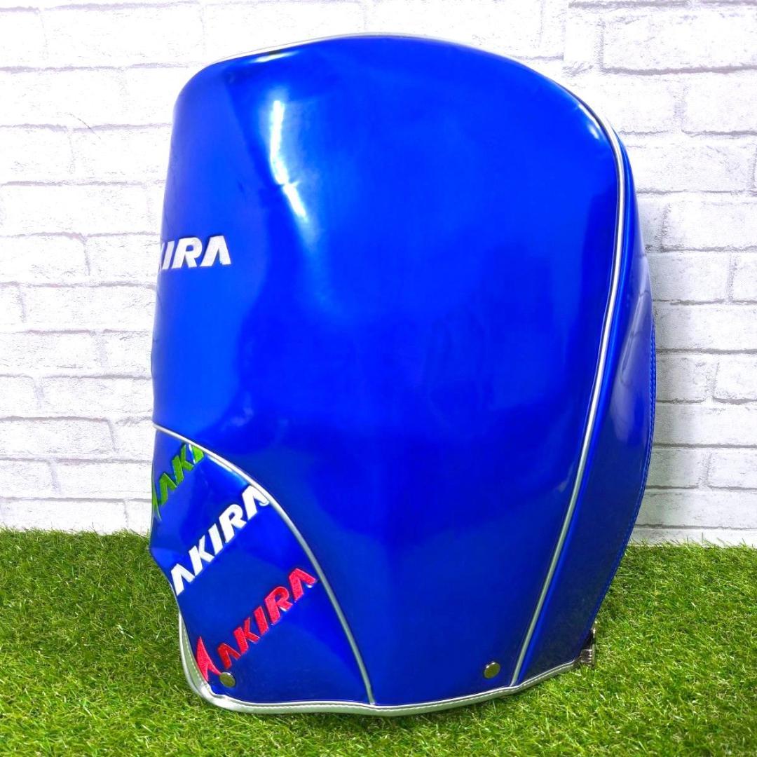 AKIRA 3点式 キャディーバッグ レア エナメル ブルー