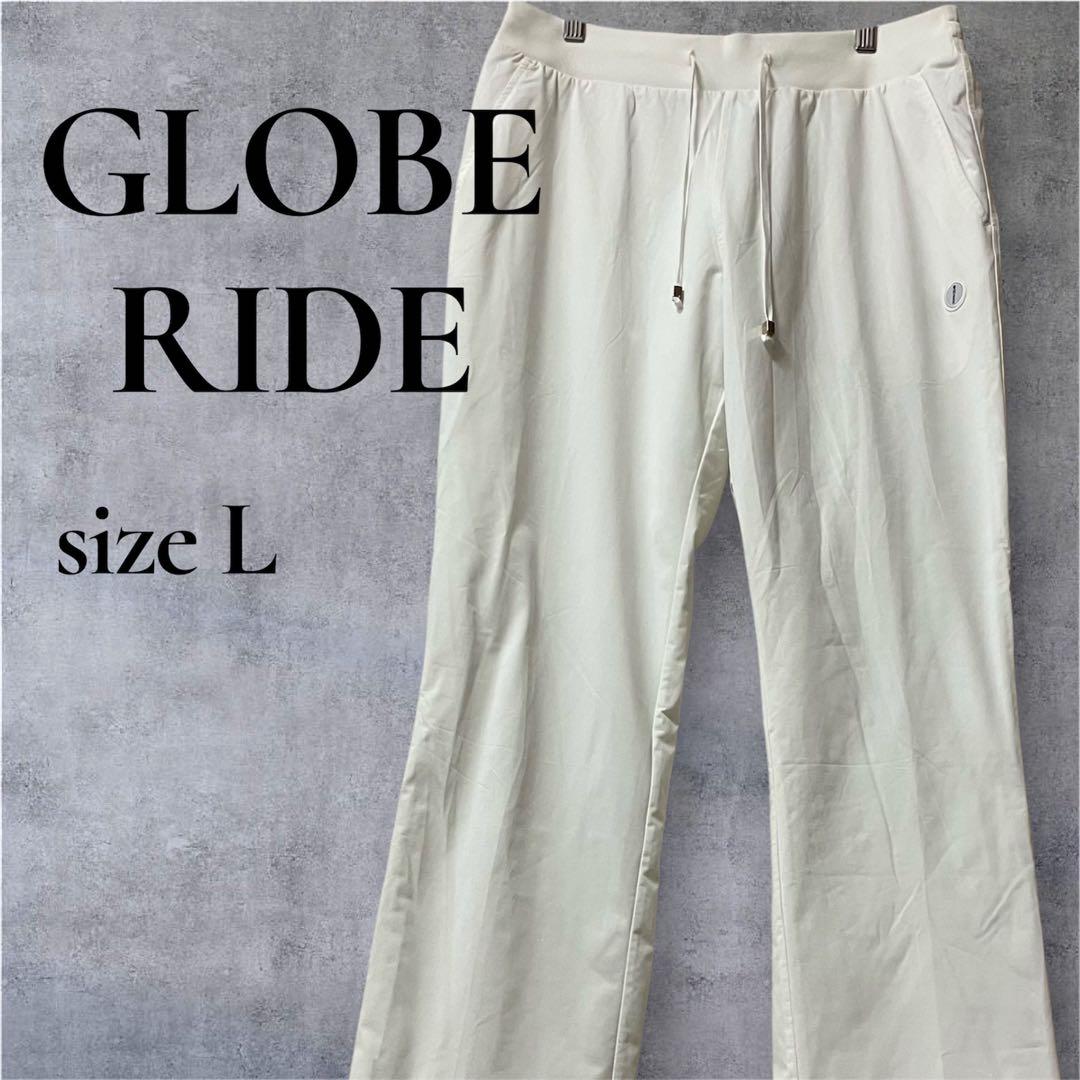 新品タグ付❤️グローブライド❤️裏地付きゴルフパンツL 白 総ゴム シャカシャカ素材