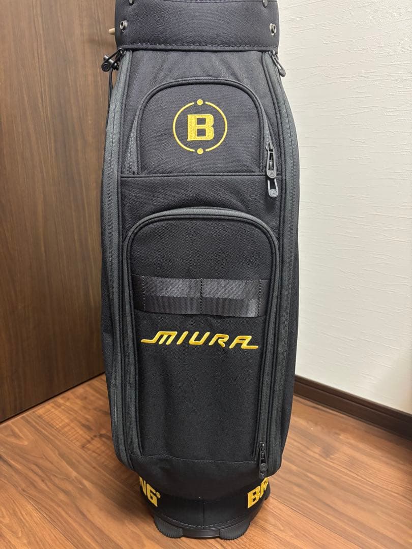 限定　新品　ブリーフィング　三浦技研　キャディバッグ　コラボ　ゴルフバッグ