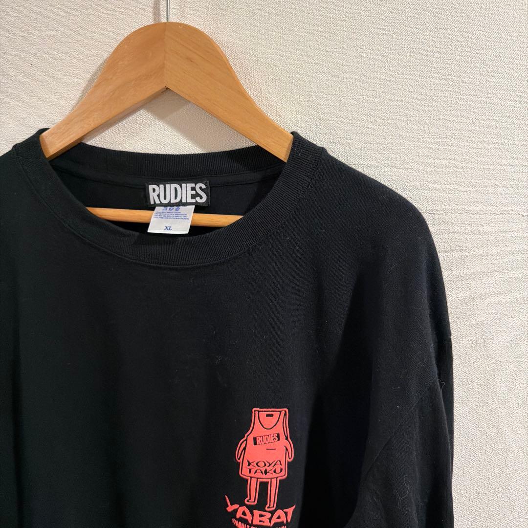 1度使用のみ ヤバT ロンT Rudies コラボ XL