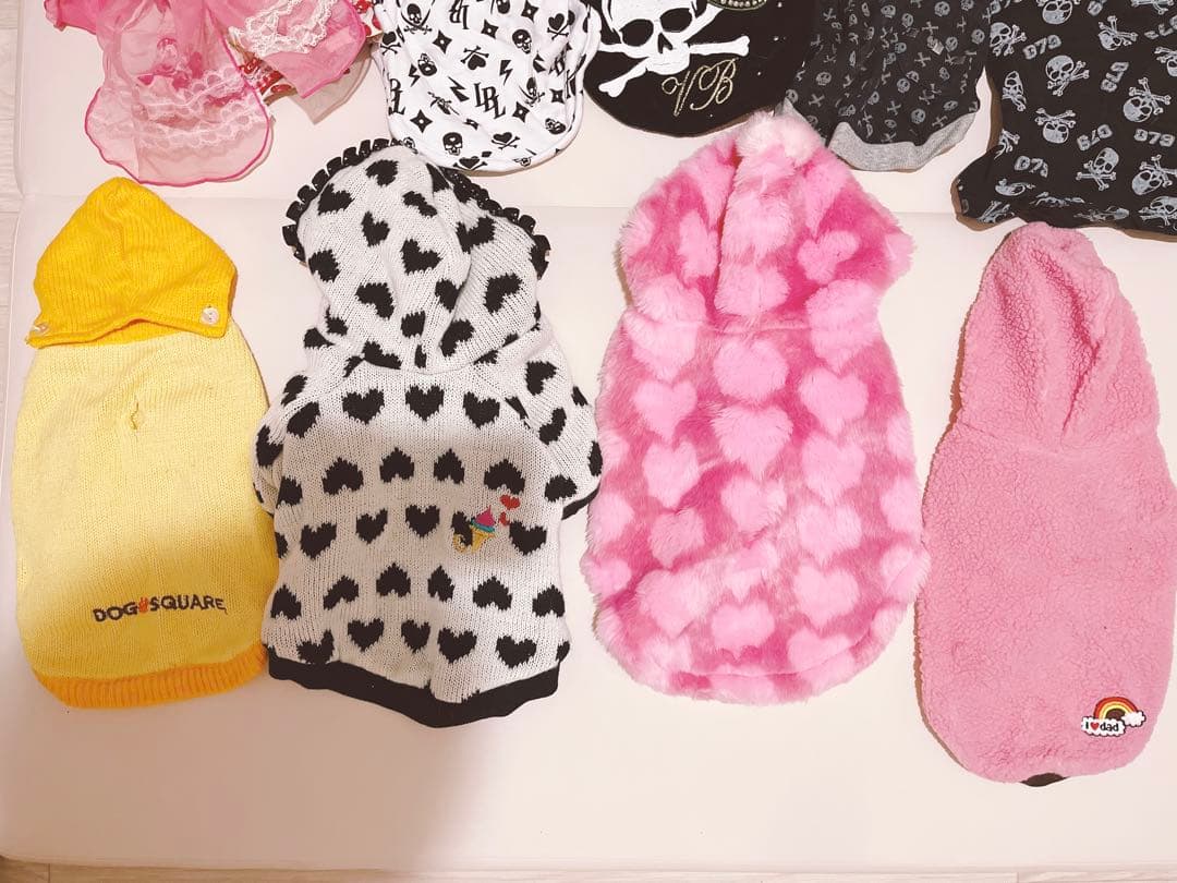 ペット 犬 猫 Mサイズ 服 まとめ売り　ペットパラダイス　スカル　犬服　14点