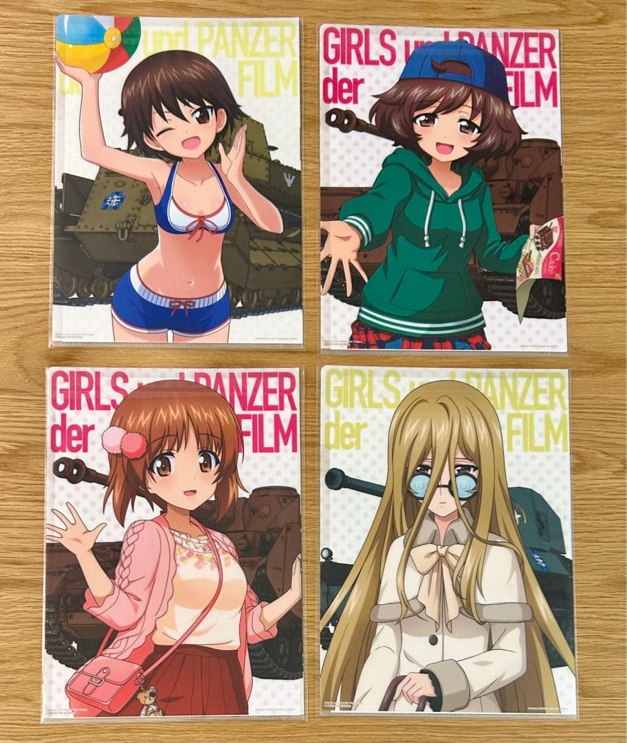 ガールズ＆パンツァー　戦車道大作戦　クリアファイル　まとめ売り　ガルパン