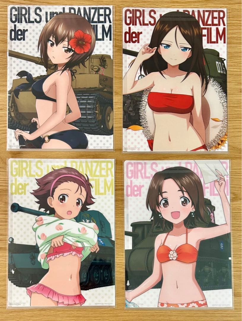 ガールズ＆パンツァー　戦車道大作戦　クリアファイル　まとめ売り　ガルパン