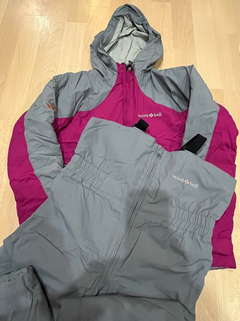 モンベル ジュニア140 スキーウェア上下セット