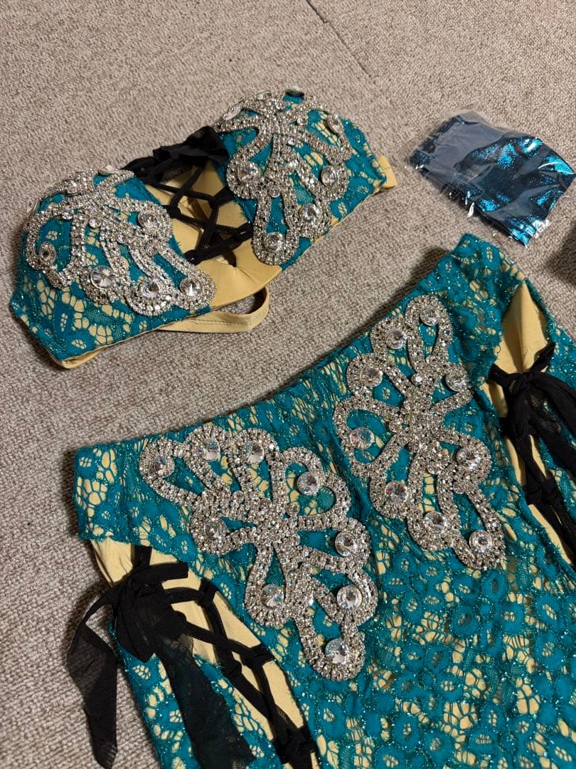 ベリーダンス セットアップ ターコイズEgypt