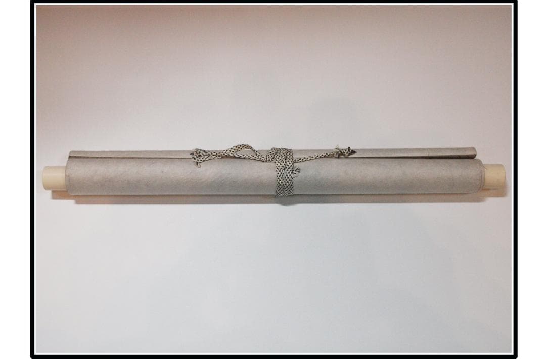 日本時代の掛け軸その　肉筆保証　激安骨董品　中国美术品X1125C16-9