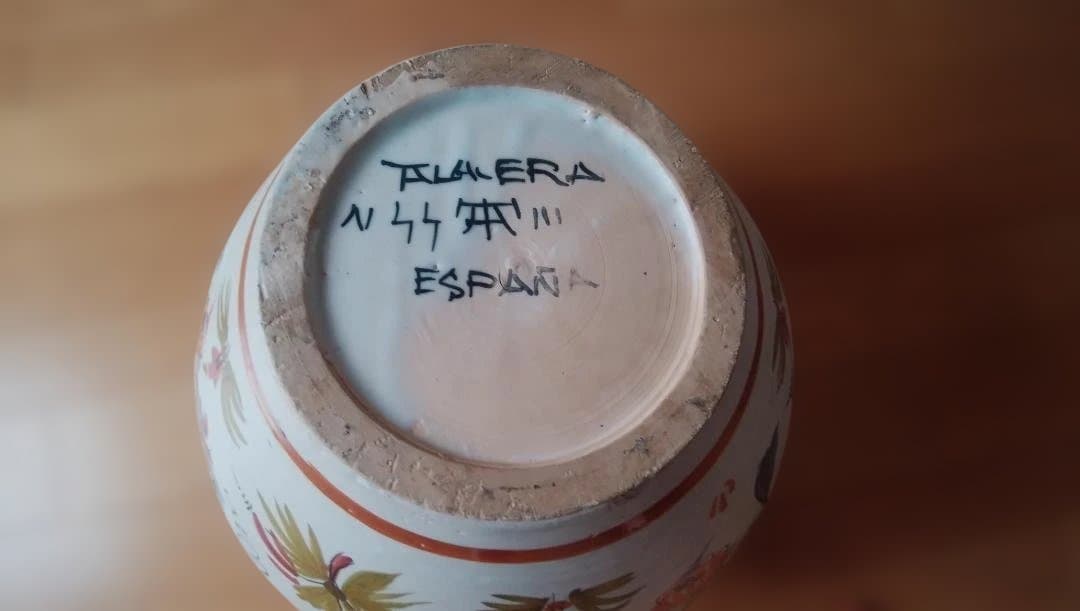 ★スペインの著名な窯の作家の大壺、当時15万円で購入 美品★