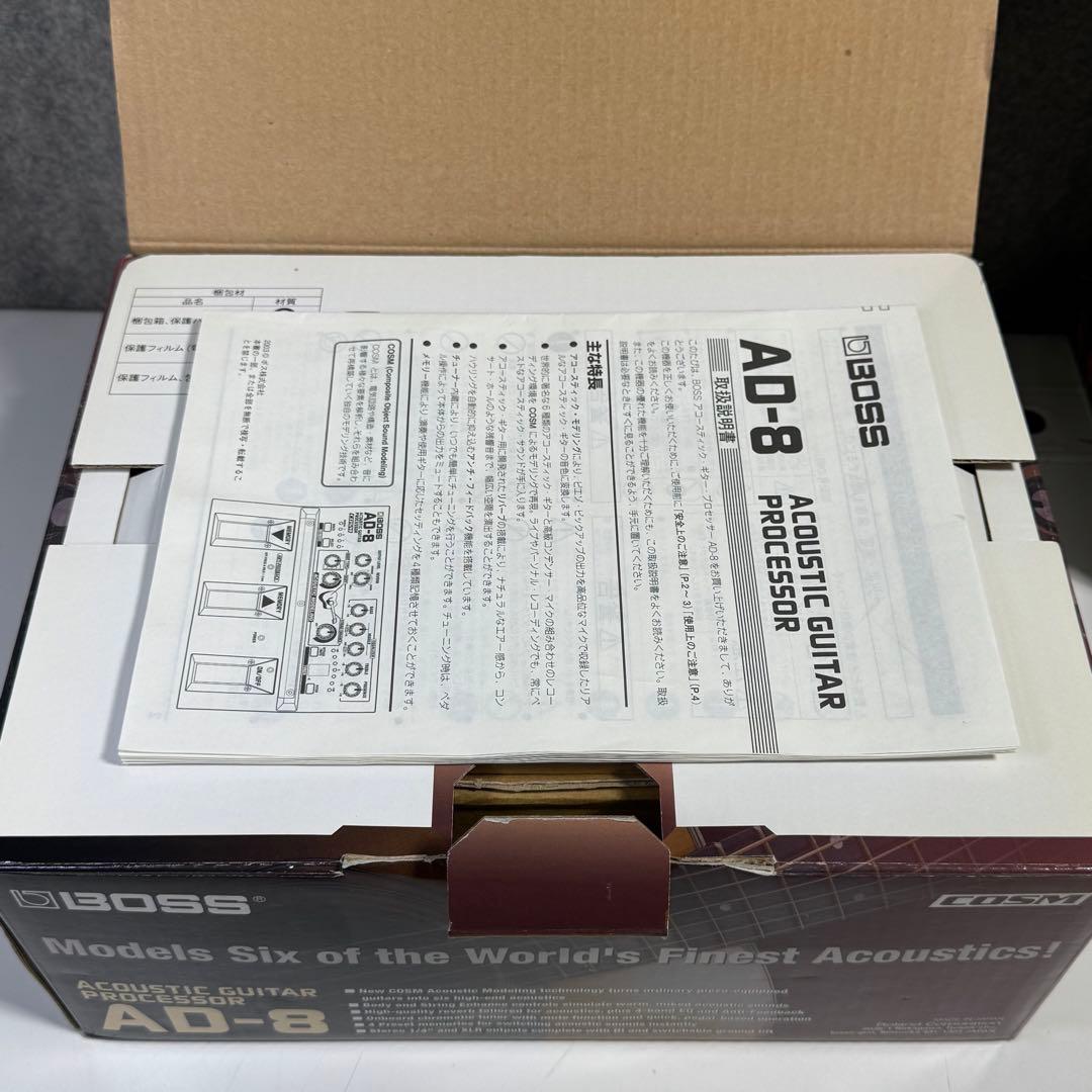 【‎ジャンク品】BOSS AD-8 アコースティックギター エフェクター